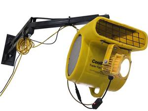 lot 152 image: Rite-Hite CoolMan Trailer Fan w Integrated LED Light &amp Swing Arm Bracket  Model 2500