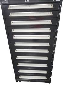 lot 348 image: Lyon 11-Drawer Modular Storage Cabinet w Dividers&nbsp