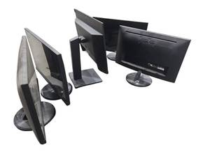 lot 297 image: Lot of 5 Monitors 4 ASUS VT229H &amp 1 HP P22h G4 21.5in