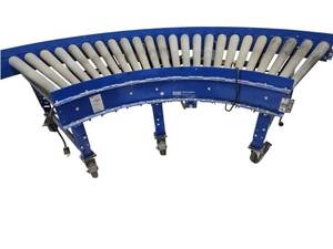 lot 437 image: FMH Conveyors Best Connect Curved Roller Conveyor  Model BC48C90-AMZ