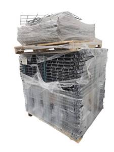 lot 427 image: (52) Wire Mesh Pallet Rack Decking Panels Part  Model FLWD-4245-21