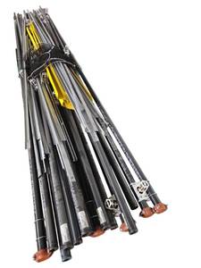 lot 494 image: 2 In Sch 10 Black Steel Sprinkler Pipe 21 Ft w Couplings &amp Sprinklers