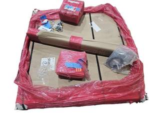 lot 498 image: Vevor Steel Wire Shelf Unit in Shipping Wrap