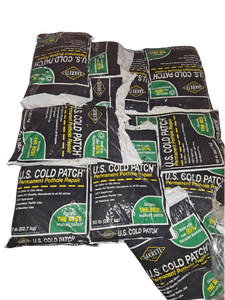lot 550 image: Lot of Sakrete U.S. Cold Patch Permanent Pothole Repair 50 lb Bags