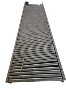 lot 552 image: Dematic Roller Conveyor Section 144in Long with Drive Components