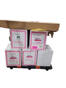 lot 713 image: Lot of Curie Environmental Recycling Kit Boxes & Banner Stack Light Boxes