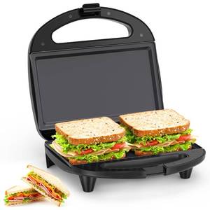 lot 2432 image: OSTBA Panini Press Sandwich Maker, 2-Slice Grilled Cheese Maker - Retail $22