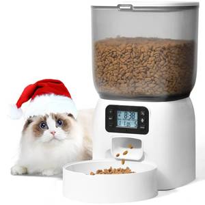 lot 2479 image: ANDOLL HOME Automatic Cat Feeder, Timed Cat��Dog Dry Food Dispenser - Retail $26