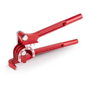 lot 2493 image: SYIZYEN 3 In 1 Tubing Bender, 0-180 Degrees Tube Bender Manual Pipe Bender Tool for 14 516 38 Inch Copper Aluminum Brass and Thin Steel Pipes(Red) - Retail $9