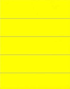 lot 2553 image: Tag-A-Room Color Coded File Folder Labels 1 X 4 Yellow 50 Count - Retail $6