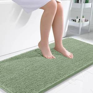 lot 2559 image: OLANLY Large Bathroom Rugs 50x30, Extra Soft Absorbent Chenille Bath Rugs - Retail $46