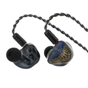 lot 1009 image: Linsoul Kiwi Ears Forteza in Ear Monitor, 1BA  2DD HiFi Wired Earbuds - Retail $53