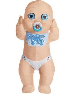 lot 1061 image: Rubies Boo Boo Baby Inflatable Inflatable Costume for Adults, Unisex One Size - Retail $63