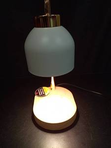 lot 1078 image: WUEAOA Candle Warmer Lamp with Timer Dimmer for Scented Candles - Retail $32