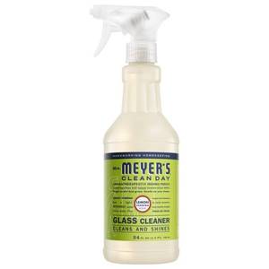 lot 1093 image: Mrs. Meyers Clean Day Lemon Verbena Scented Glass Cleaner - 24 fl oz Streak-Free Liquid for Windows & Mirrors - Retail $11