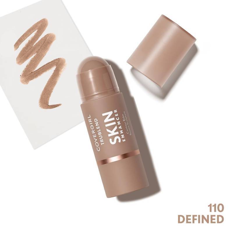 lot 157 image: CoverGirl Trublend Skin Enhancer Contour Stick Balm, 110 Defined, Vegan Formula, Easy to Use, Glides on Effortlessly, Non-Greasy, Doesnt Crease, 0.21oz Retail $14