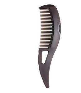 lot 135 image: Dandruff Comb with Self-Cleaning Hollow Teeth & Massage Handle Scalp Detox - Retail $11