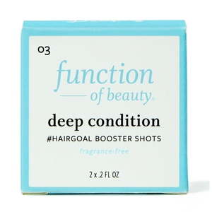 lot 136 image: Function of Beauty Deep Condition #HairGoal Add-In Booster Treatment Shots with Apple Extract - 2pk0.2 fl oz - Retail $10
