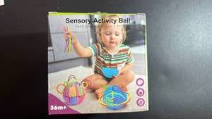 lot 70303 image: Sensory Activity Ball Food Grade Silicone Stacking Toy - Retail $17