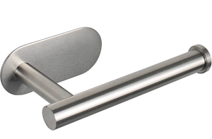 lot 70322 image: Nearmoon Toilet Paper Holder Wall Mount Brushed Nickel - Retail $8