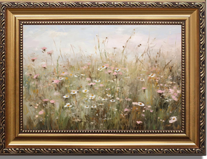 lot 70327 image: 12x16 inch gold framed art - Retail $25