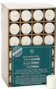lot 70338 image: Unscented White Candles  - Retail $38