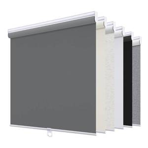 lot 9711 image: SUNOFF Blackout Cordless Roller Shades Blinds,62 W x 72 H,Grey - Retail $85