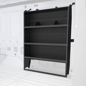 lot 9715 image: MELIPRON 60 H Steel Van Shelving Storage System for Full-Size Cargo Van - Retail $439