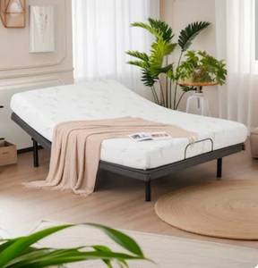 lot 9721 image: Queen XL Zero Gravity Electric Adjustable Bed Frame with Wireless Remote and USB Ports - Retail $649