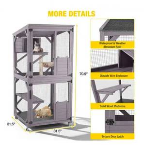 Cat House, Outdoor Cat Catio - Retail: $296