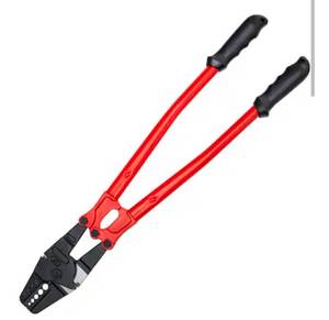 lot 9746 image: VEVOR 24-IN Hand Swager Cable Wire Rope Cutter Swage - Retail $52