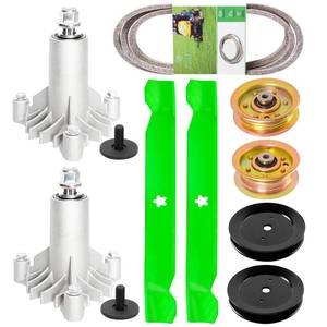lot 9749 image: JYLEYJ 42 Inch Deck Rebuild Kit 532130794 for Craftsman LT1000 LT2000 YTH1542 YTH1842 Mower Parts Poulan Pro 42 Inch Husqvarna 42 Replace 130794 128774 Riding Lawn Mower Spindle - Retail $93