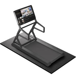lot 9765 image: GymCope Treadmill Mat for Hardwood Floor Carpet 7x36x36x2.54x2 - Retail $50