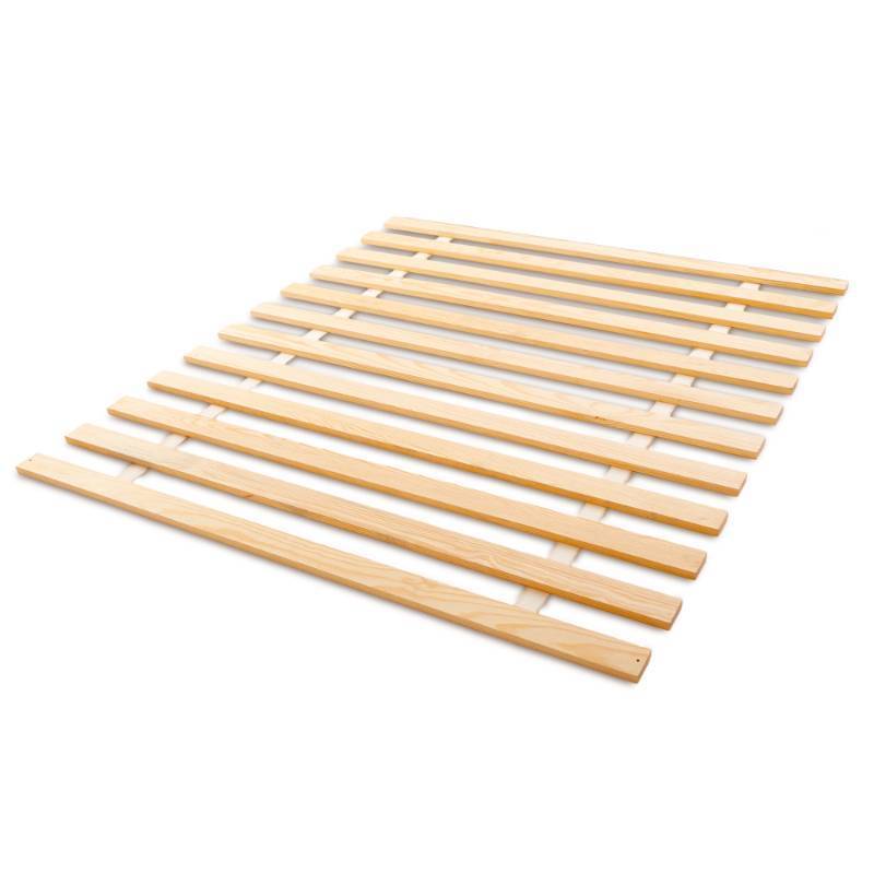 lot 39718 image: Hercules Xtreme Heavy-Duty Solid Pine Wood Bed Slats Bunkie Board, King Size - Retail $129