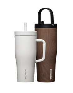 lot 107 image: Corkcicle 22 oz. Cruiser and 30 oz. Go Cup XL Set - Retail $30