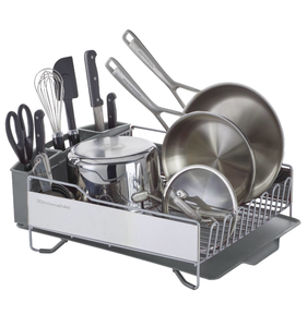 lot 125 image: KitchenAid Full Size Dish-Drying Rack - Retail $45