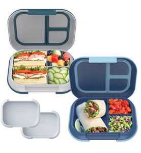 lot 127 image: Bentgo Chill Max Lunch Box, 2-pack, Navy - Retail $42
