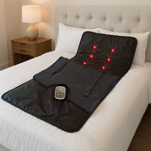 lot 128 image: LifeTrend Sauna Blanket with Red Light Therapy - Retail $280