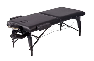 lot 129 image: Best Massage Two-Fold Portable Massage Table BMC100 see description and photo - Retail $160