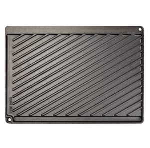 lot 131 image: Lodge Cast Iron Double Sided GrillGriddle 17 x 12 Inches - Retail $30