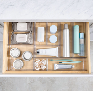 lot 133 image: iDESIGN 9-piece Drawer Organizer Set - Retail $30