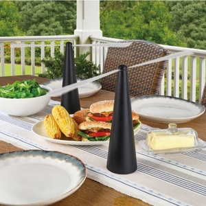 lot 144 image: Elements Set of 2 Rechargeable Bug Repelling Fans - Retail $24