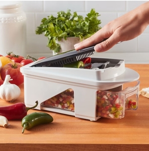 lot 151 image: MIU 11-piece Vegetable Chopper & Slicer - Retail $24