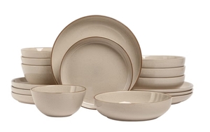 lot 154 image: over&back Options 16-piece Dinnerware Set See description - Retail $50