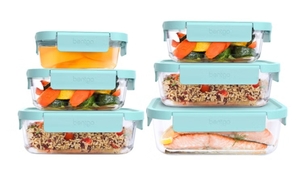 lot 160 image: Bentgo 12-piece Glass Food Storage Set See description - Retail $40