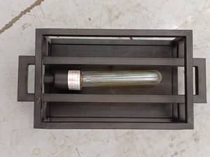 lot 13301 image: Litex 41561-ABZ Single-Light Wall Sconce Fixture with Tube Bulb