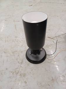 lot 13319 image: Kichler Lighting Black Cylinder Flush Mount Light Fixture 120V 52586 BK
