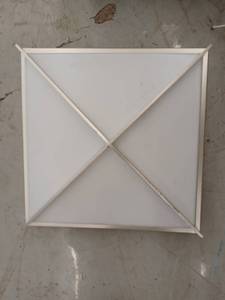 lot 13320 image: AFX Square Flush Mount Ceiling Light Fixture 15W 120V-277V