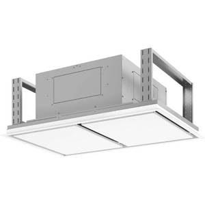 lot 13343 image: Zephyr Range Hood 43 Inch Convertible White Shell ALU-E43CWX  Retail $2149