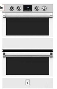 lot 13365 image: Hestan KDO30 30in Double Electric Wall Oven 7.68kW 120240V White  Retail $10,499